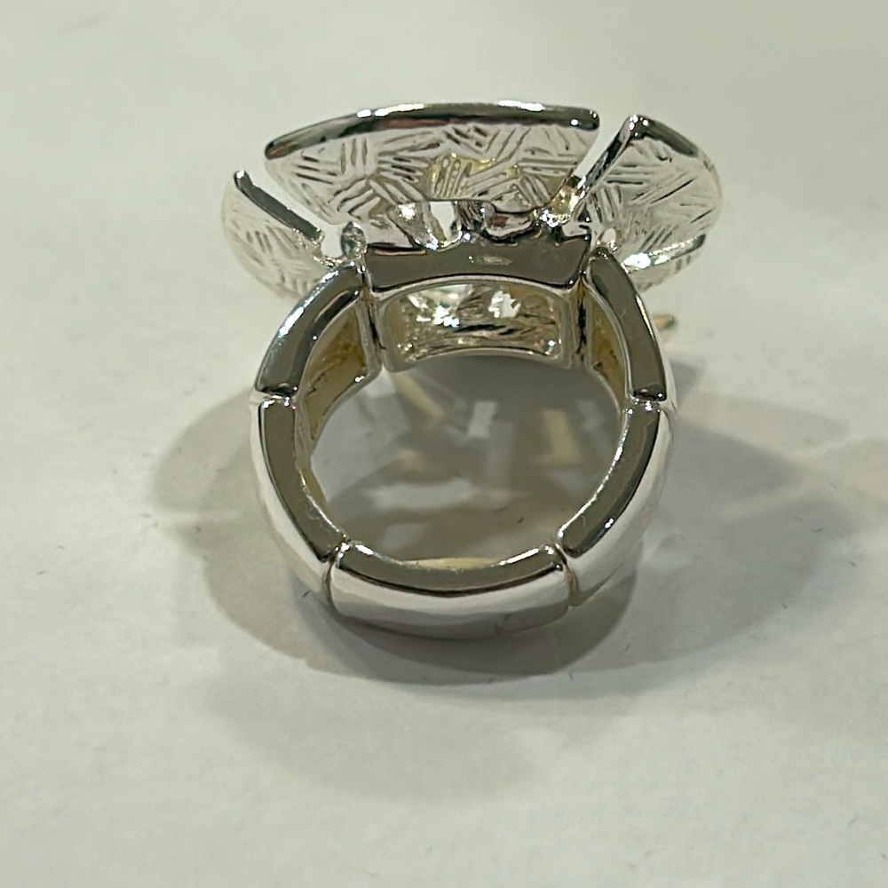 Unique Shell Statement Ring - Adjustable! - image 2